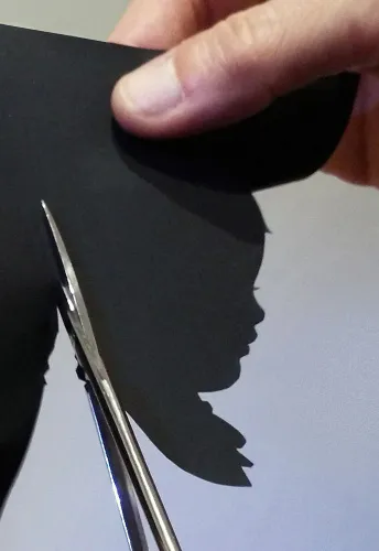 Découpe en live d'une silhouette